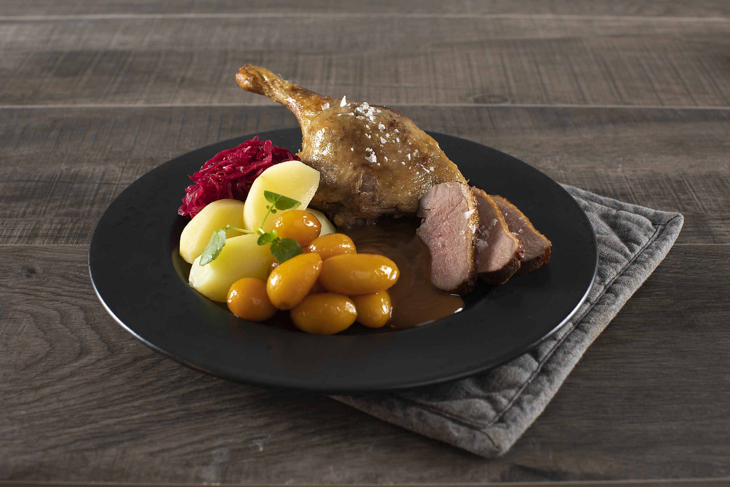 Mortens aften menu